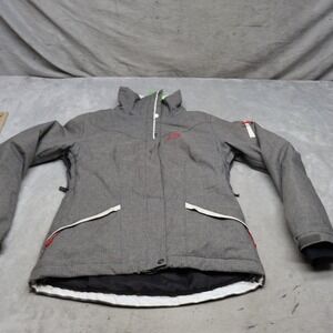Millet Jacket Women XS Gray Heathered Ski Snow‎ Hiking Pit Zip Outdoor Technical